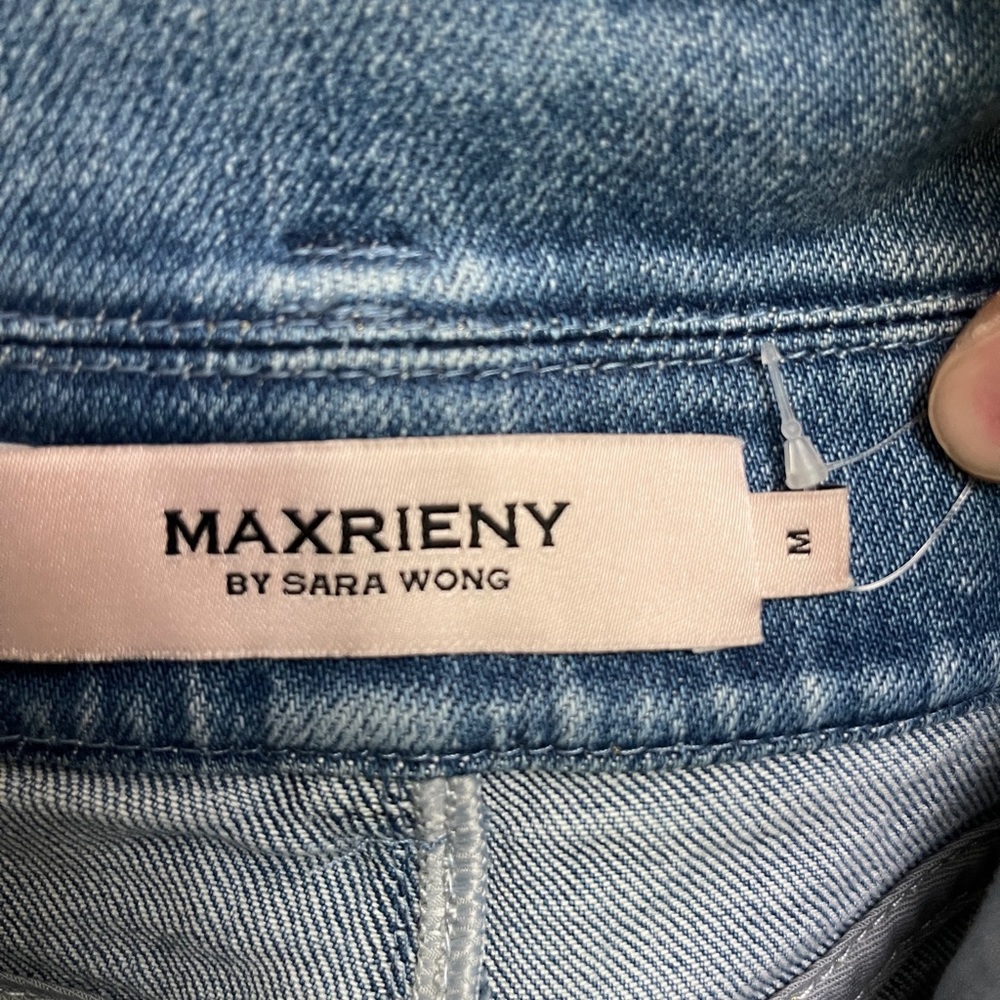 MAXRIENY BY SARA WONG JEAN SHORTS SIZE M - Picture 3 of 6